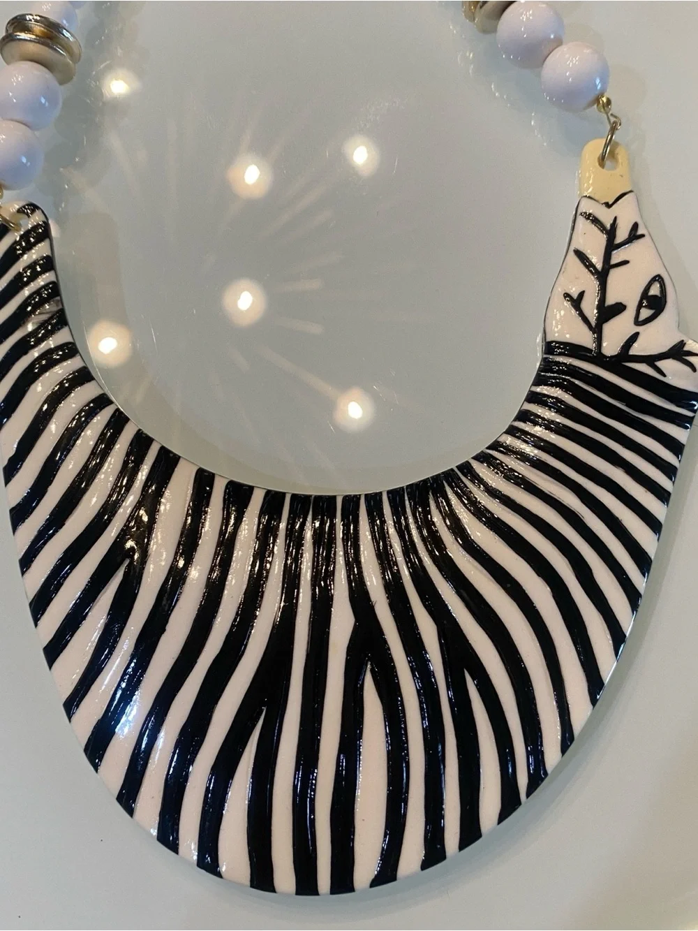 Vintage Novelty Animal & Wooden Statement Necklace Bundle - Flamingo Zebra Bear